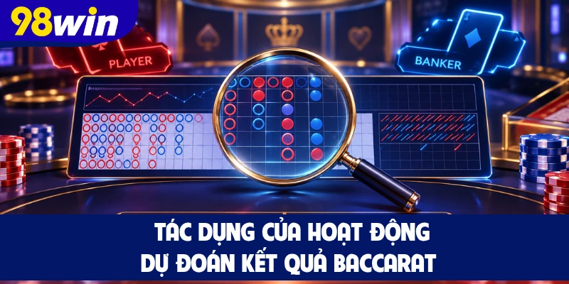 Tác dụng của hoạt động dự đoán kết quả Baccarat